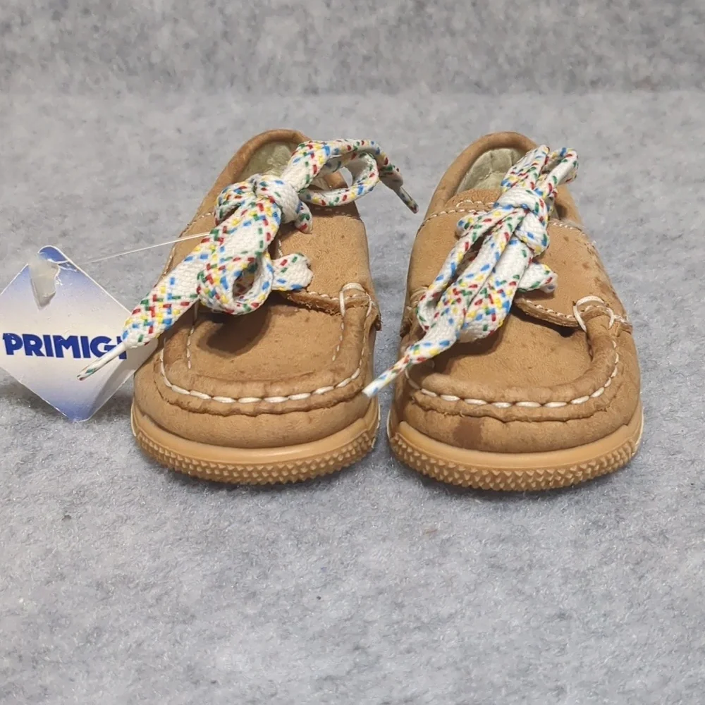 Primigi Toddler Leather Toddler Moccasins Shoes Size EU 18 US3 NWOT